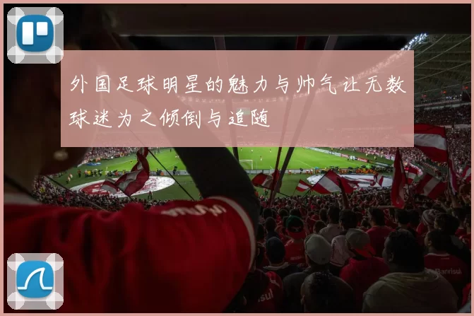 外国足球明星的魅力与帅气让无数球迷为之倾倒与追随